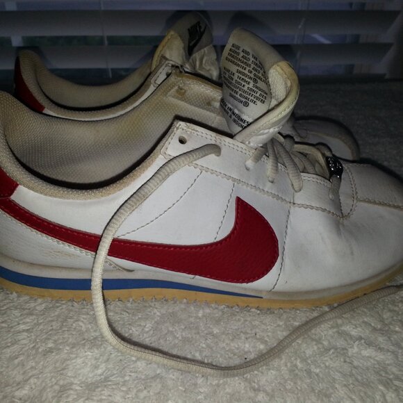 Red Nike Cortez Women's Cheer Sneakers Shoes Worn - Picture 14 of 15